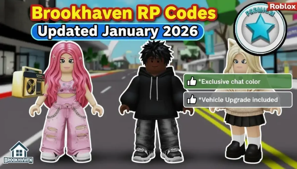 Brookhaven RP Codes Updated January 2026