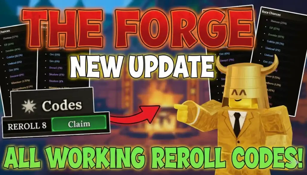 The Forge New Update All Working Reroll Codes
