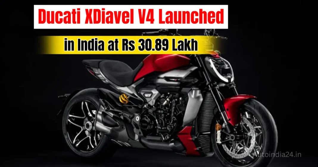 Ducati XDiavel V4 Launched in India at Rs 30.89 Lakh