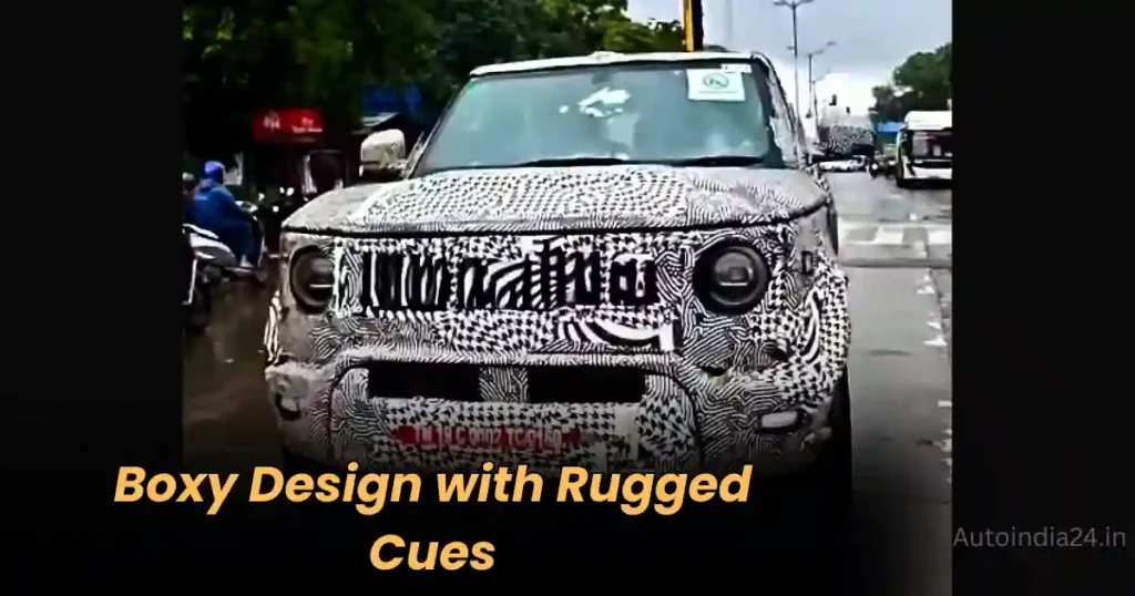 Mahindra Vision S Spotted Testing in India, Set to Rival Tata Sierra