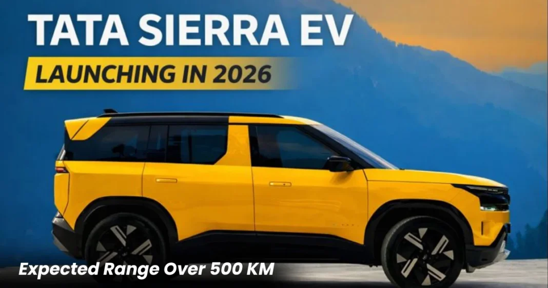 Tata Sierra EV Expected in First Half of 2026: What We Know So Far