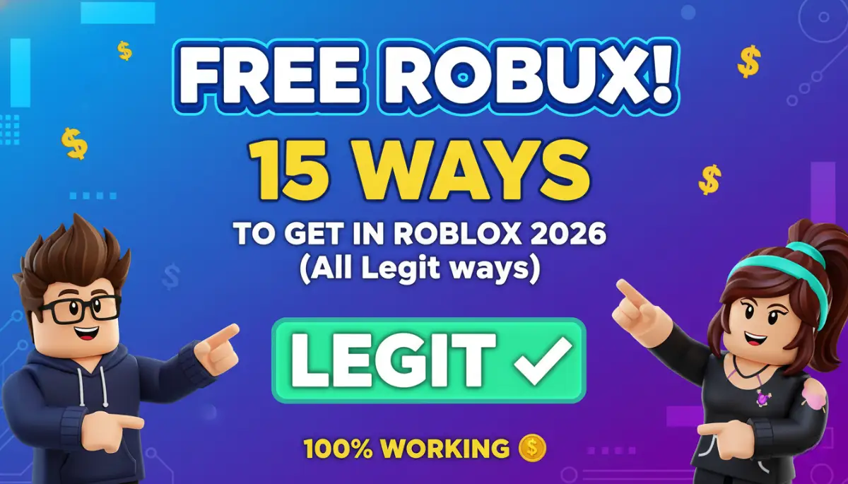 Free Robux in Roblox 2026