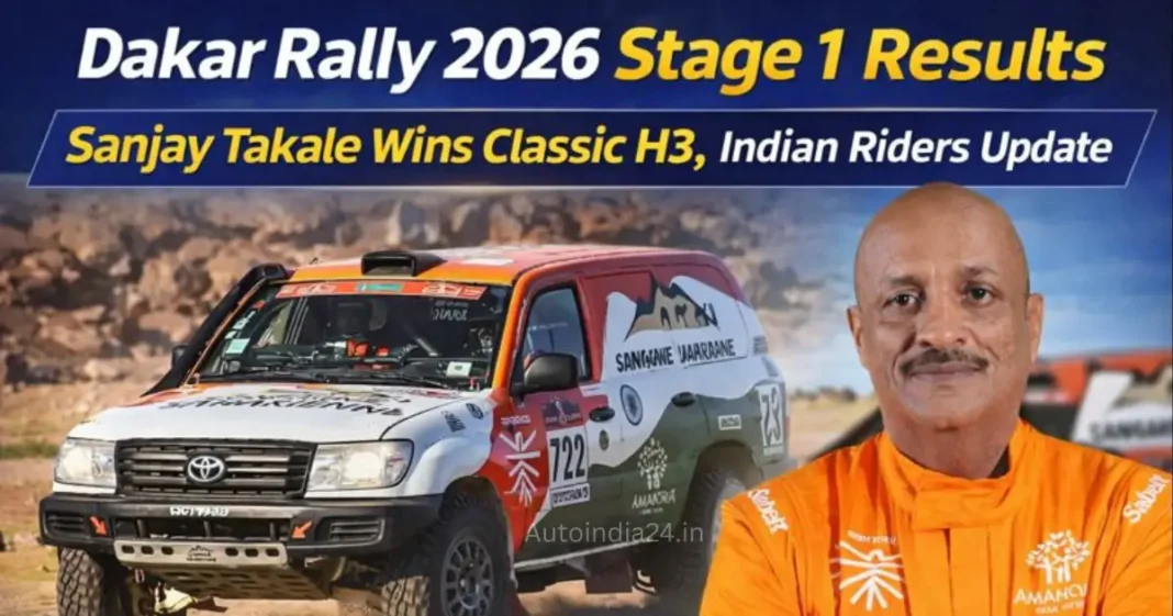 Dakar Rally 2026 Stage 1: Sanjay Takale Wins H3, Indian Riders Update