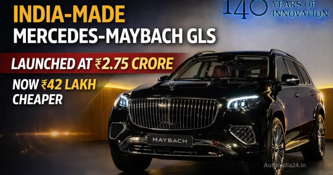 India-Made Mercedes Maybach GLS Launched at ₹2.75 Crore, Now ₹42 Lakh Cheaper