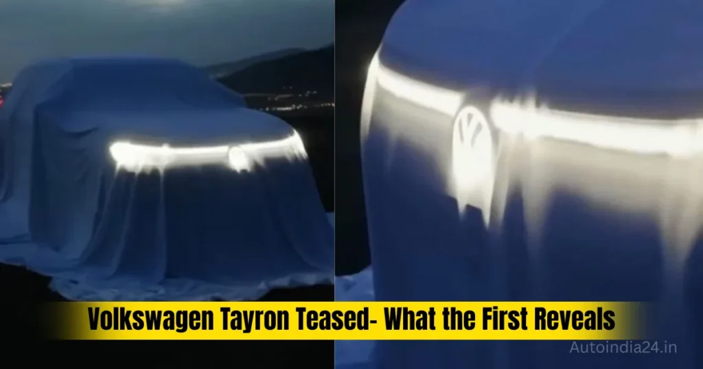 Volkswagen Tayron Teased for India Ahead of 2026 Launch | Three-Row Tiguan-Based SUV